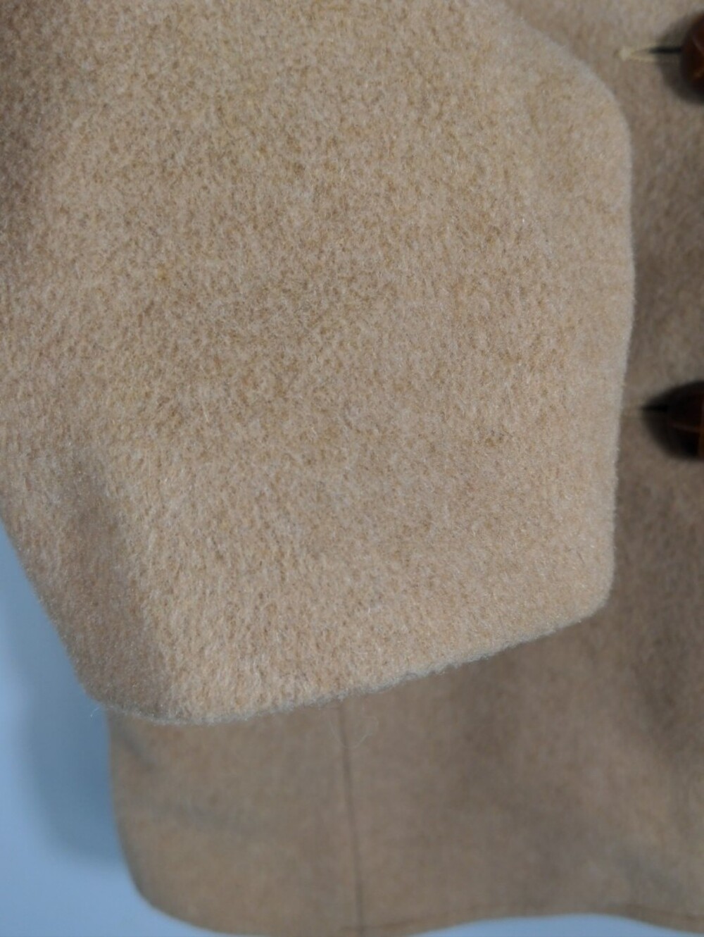 VTG 70s Carroll Reed England Cashmere Wool Blazer Jacket Tan Camel Sz M 12 Lined - Picture 11 of 12
